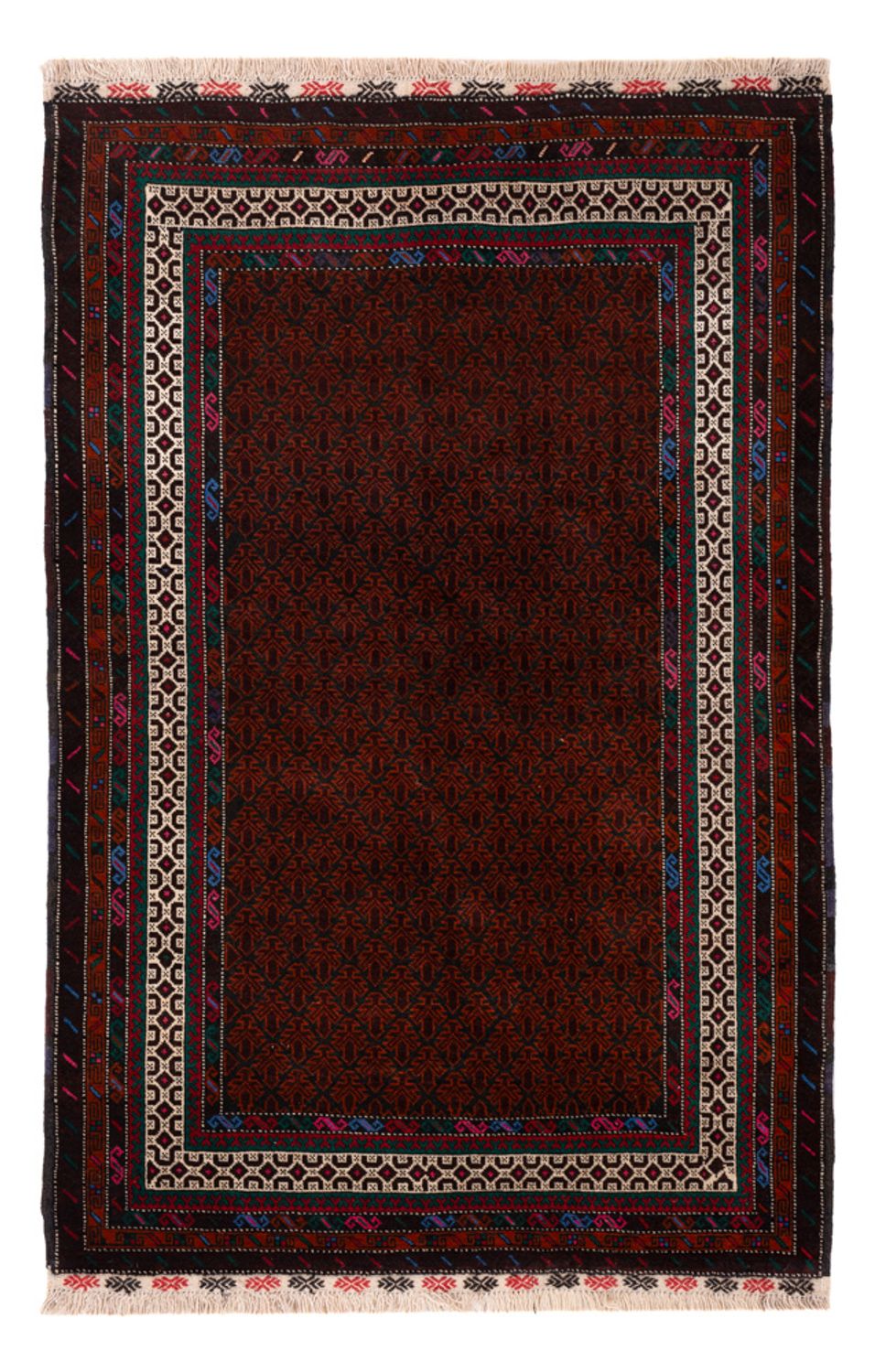 Belutsch Rug - 194 x 123 cm - dark red