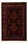 Belutsch Rug - 183 x 123 cm - dark red