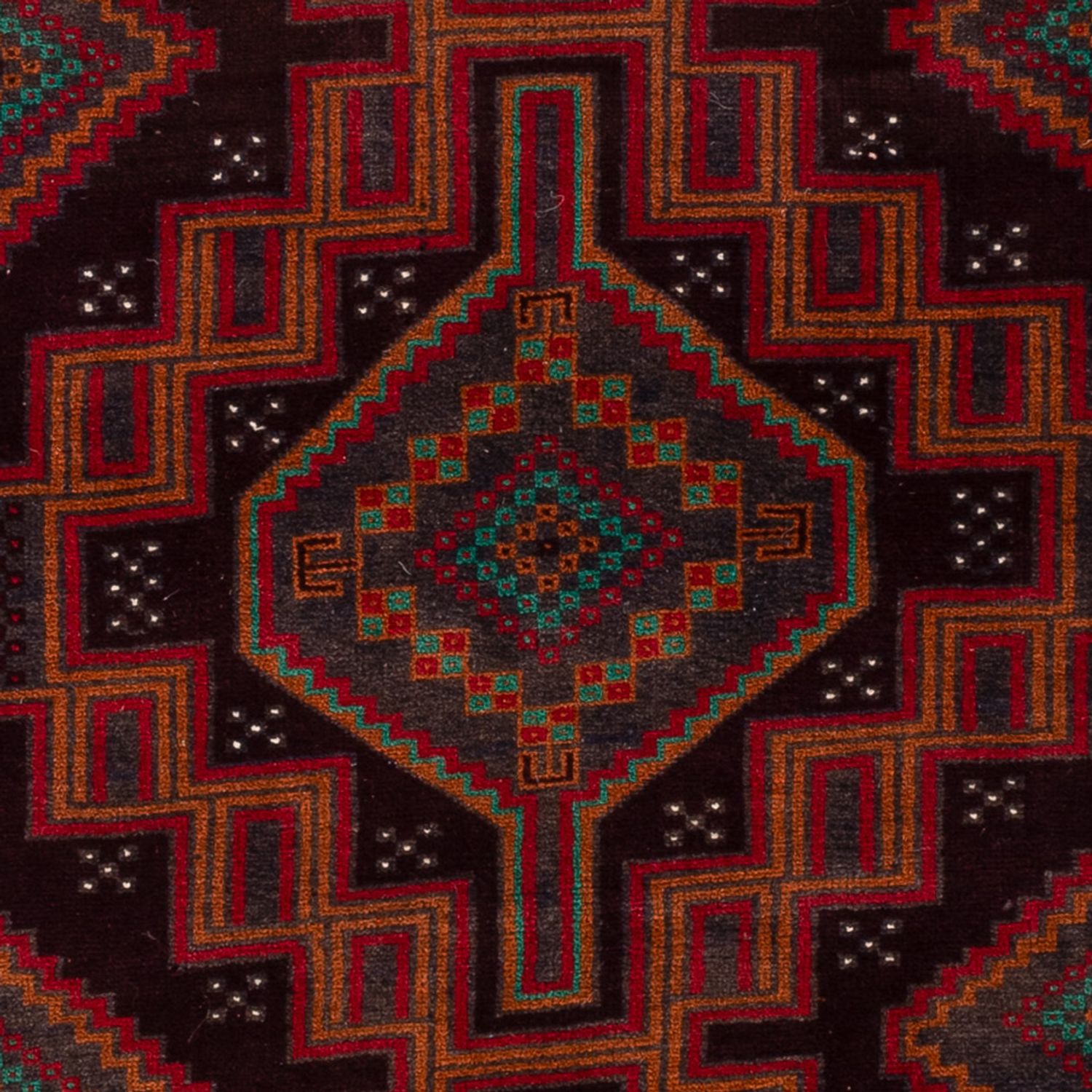 Belutsch Rug - 183 x 114 cm - dark red