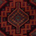 Belutsch Rug - 183 x 114 cm - dark red