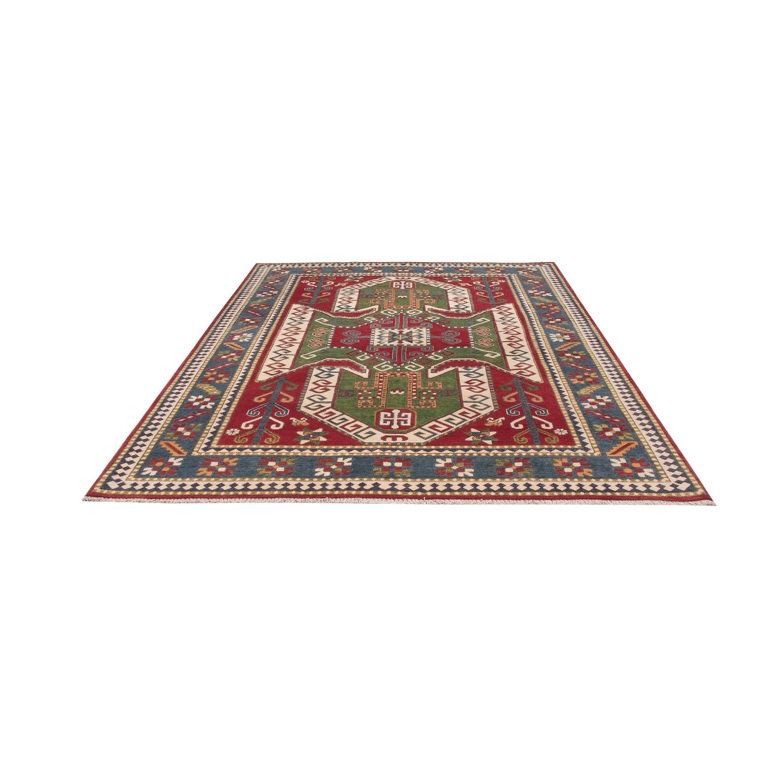 Zieglerův koberec - Kazak - 297 x 202 cm - zelená