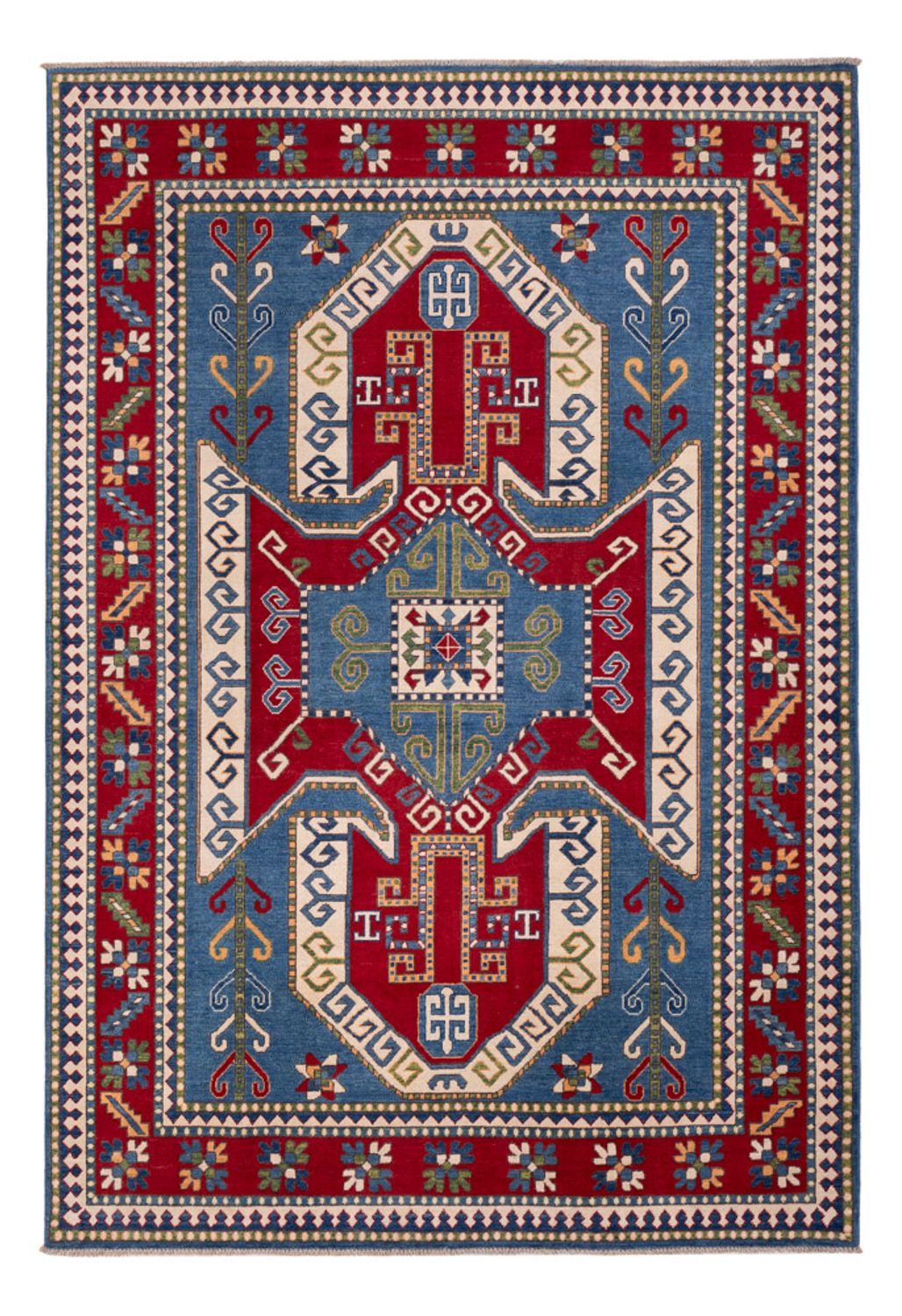 Zieglerův koberec - Kazak - 295 x 203 cm - modrá