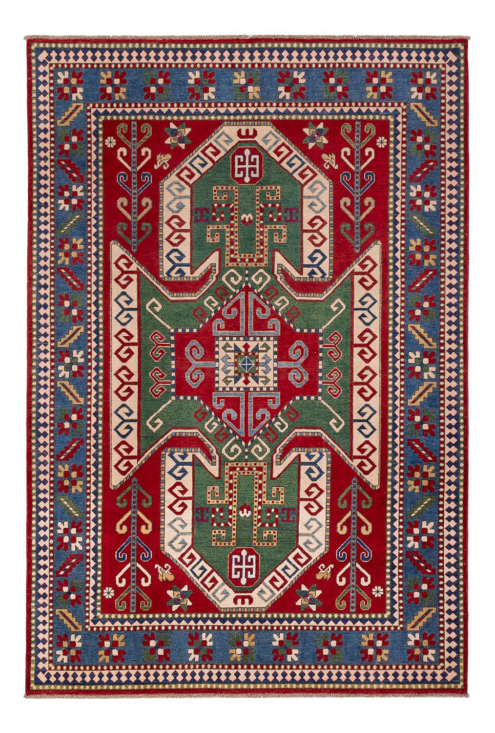 Zieglerův koberec - Kazak - 293 x 200 cm - zelená