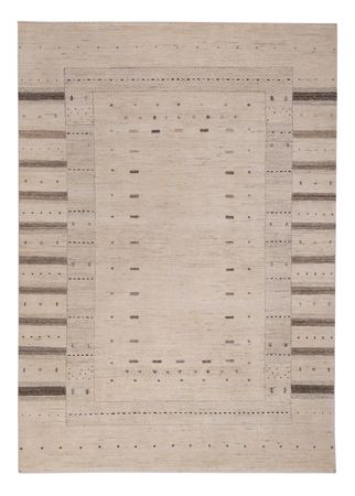 Gabbeh koberec - Loribaft Indus - 245 x 174 cm - světle béžová