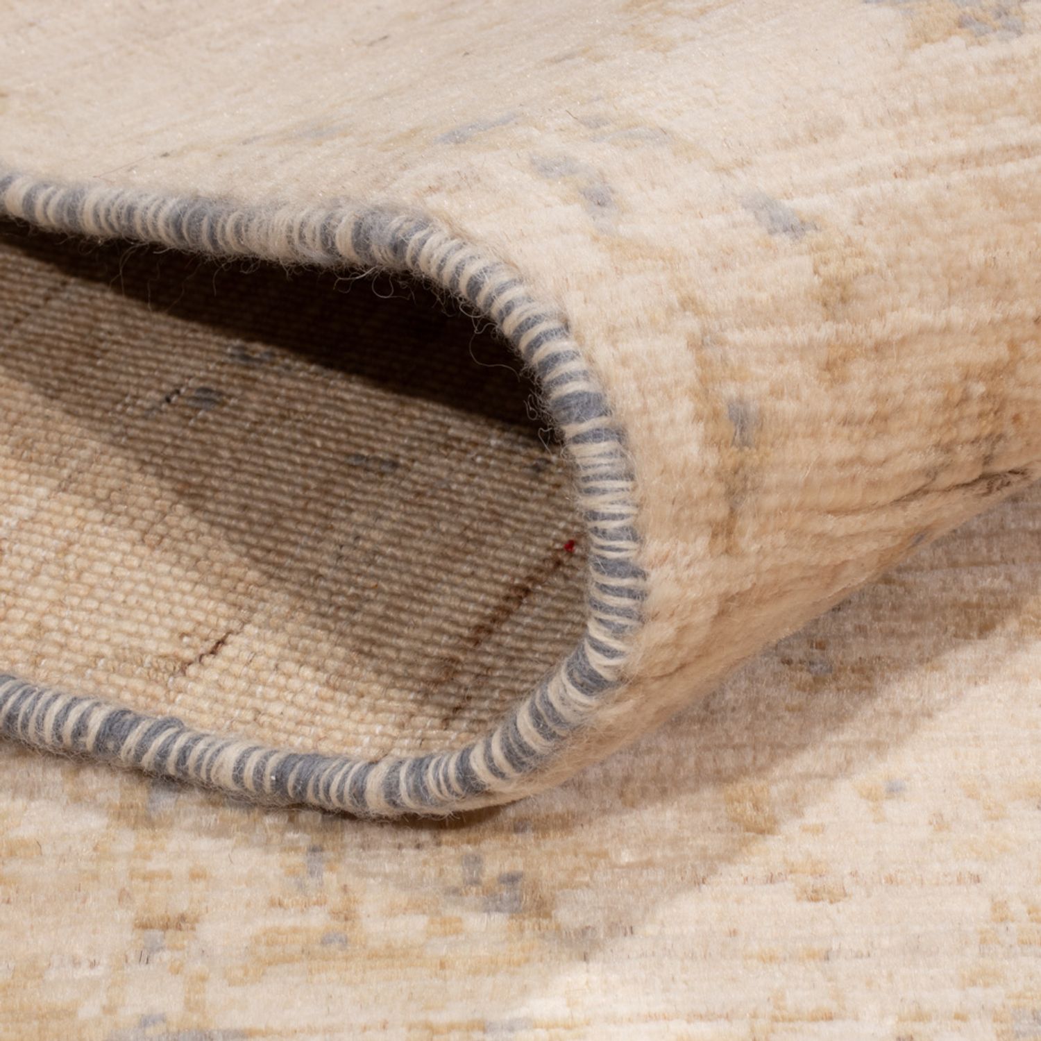 Designerski dywan - 237 x 171 cm - beżowy