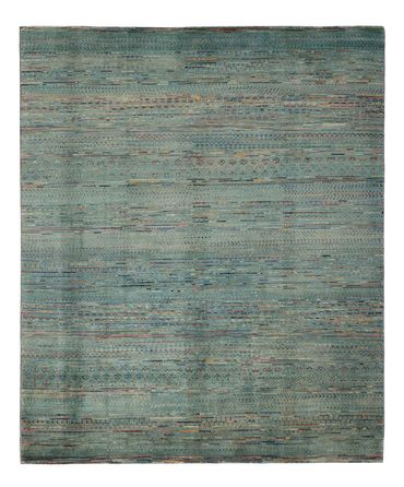 Designer tapijt - 240 x 201 cm - benzine blauw
