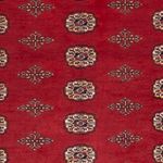 Pakistan teppe - 235 x 165 cm - rød