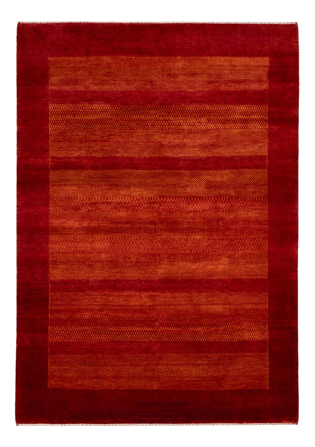 Dywan Gabbeh - Loribaft Indus - 249 x 174 cm - czerwony