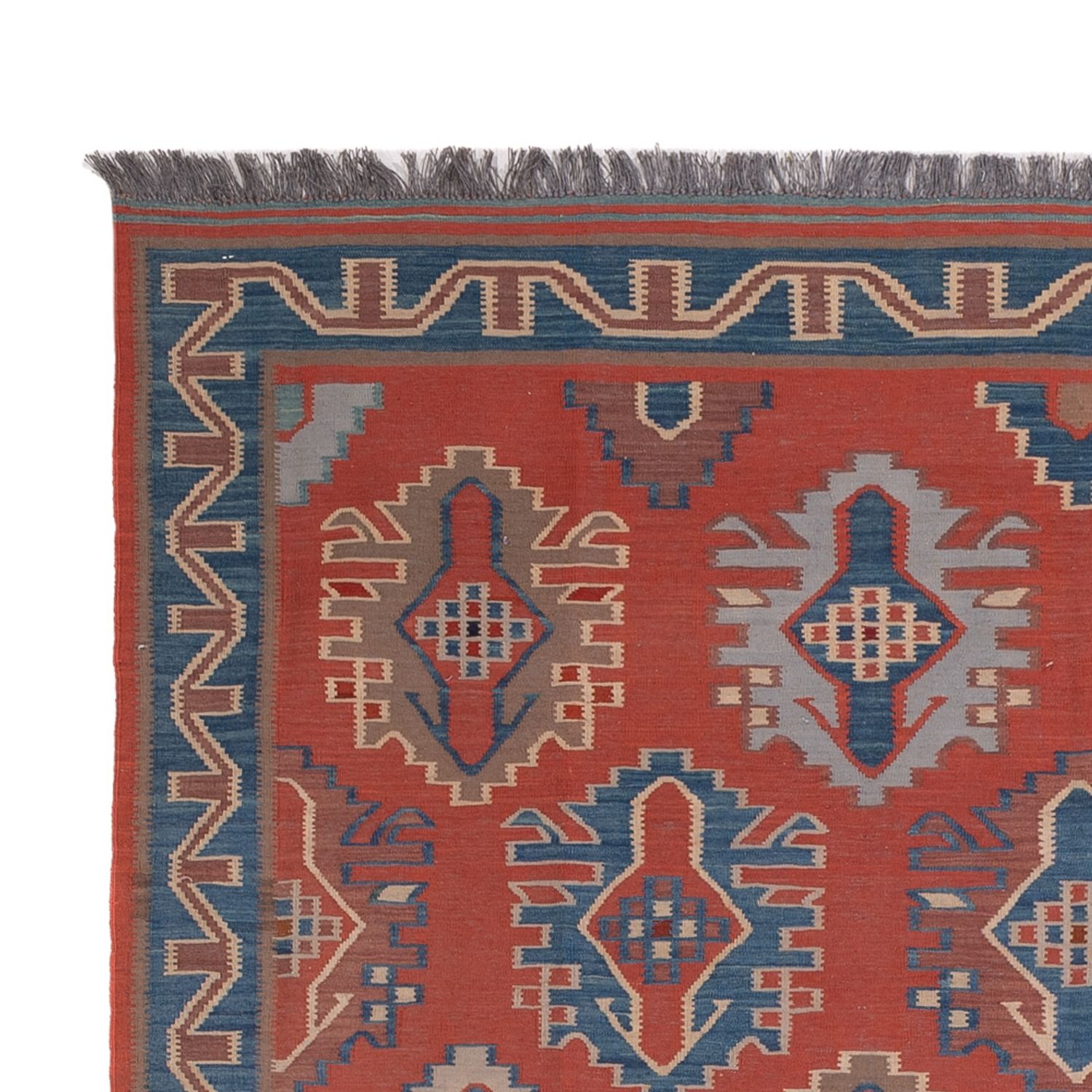 Kelim Rug - Oriental - Royal - 253 x 177 cm - red