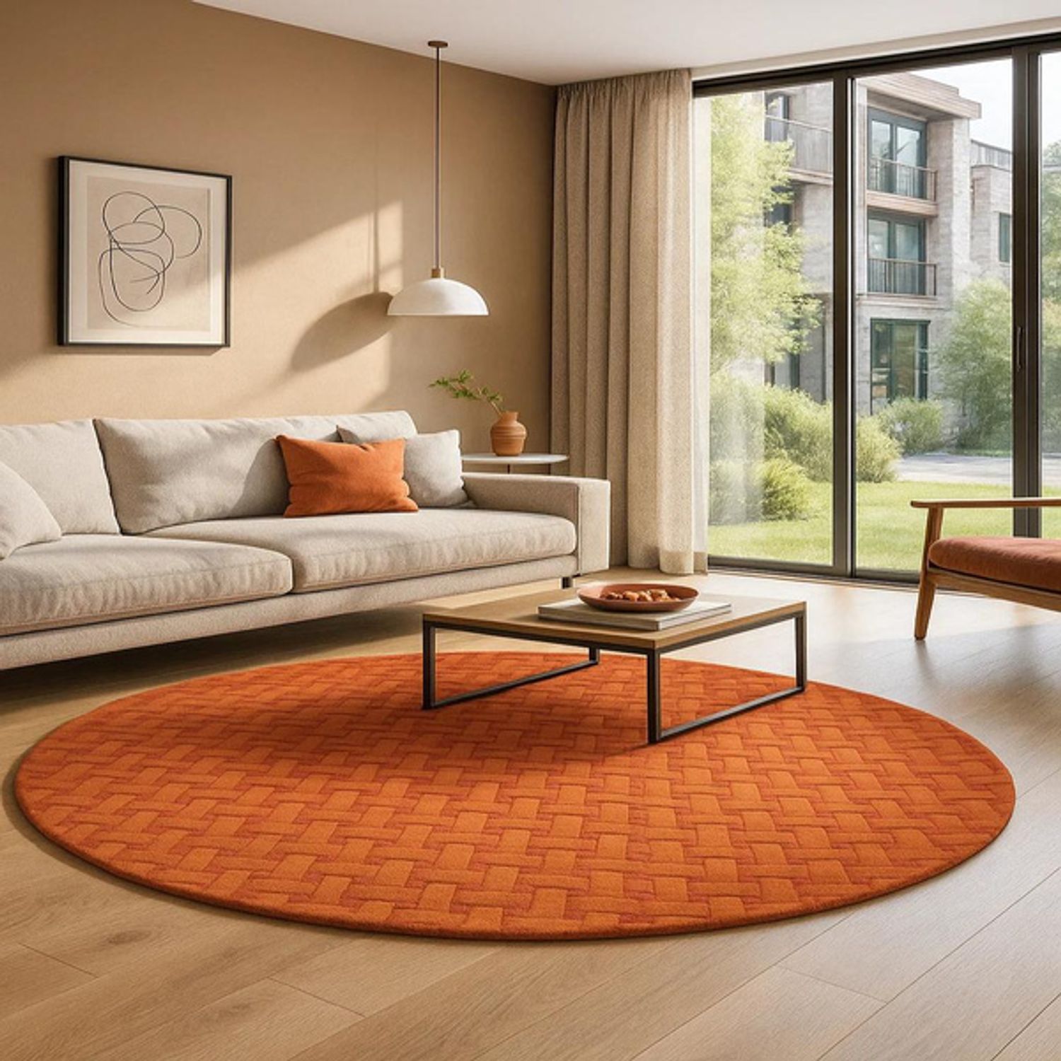 Wool Rug - AstroAura - round