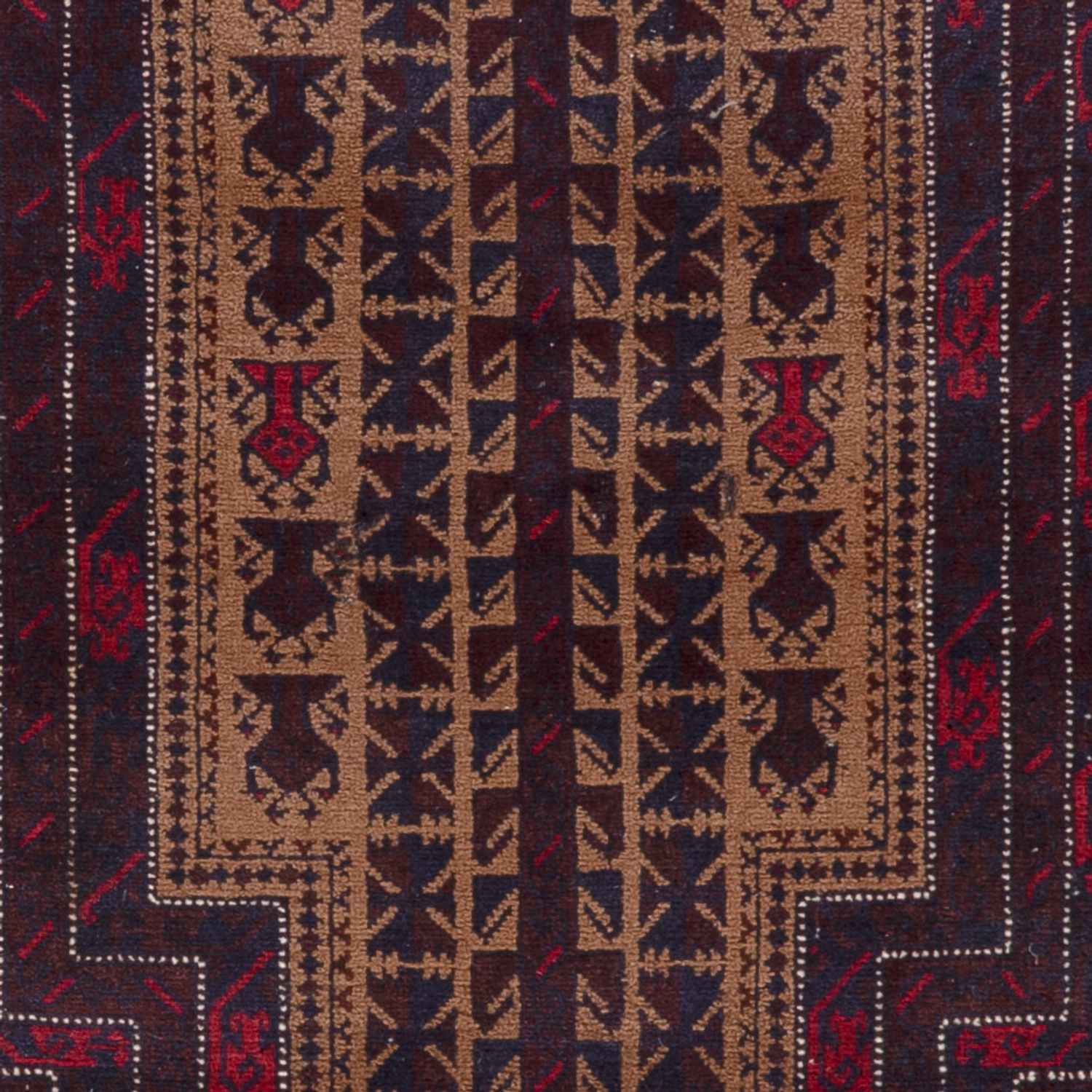 Balutsj-teppe - 155 x 90 cm - flerfarget