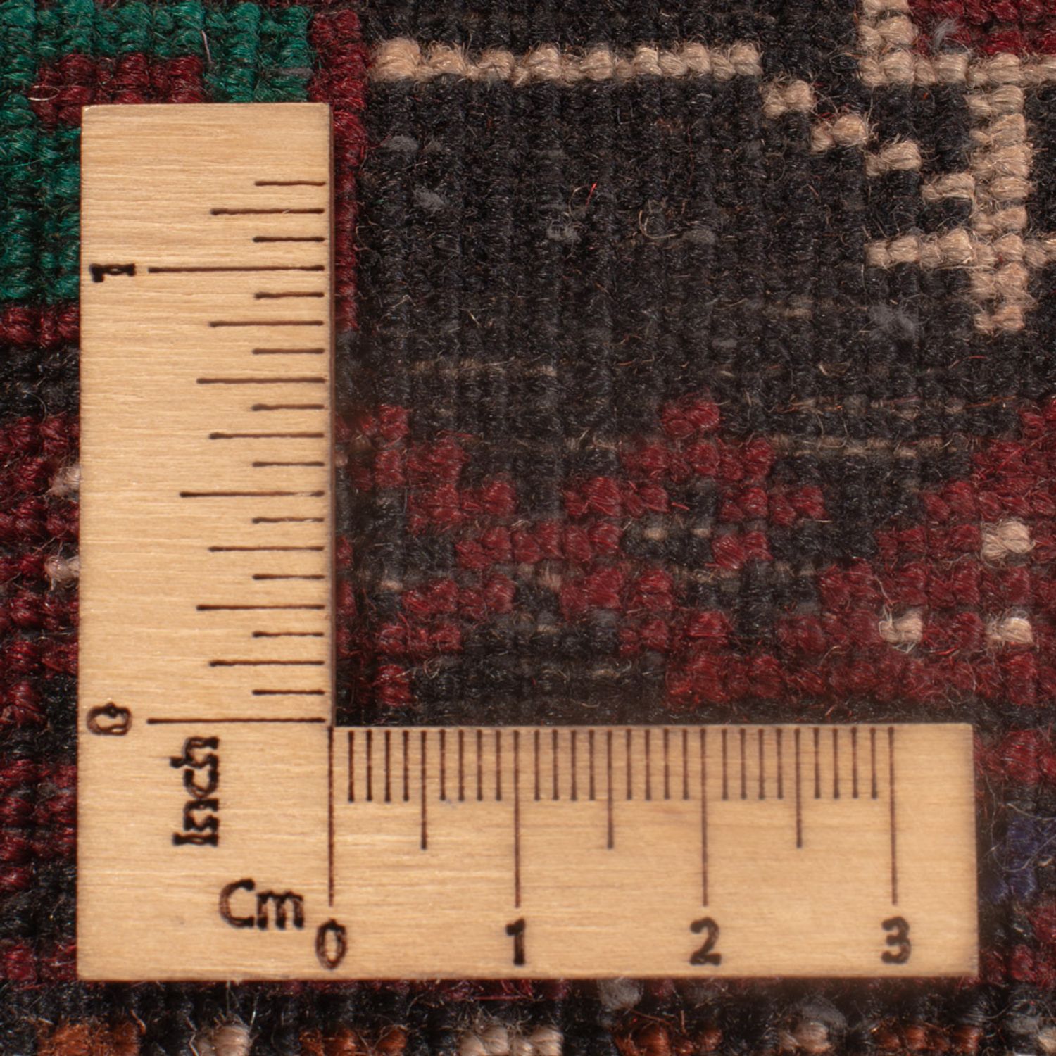 Balutsj-teppe - 140 x 90 cm - flerfarget