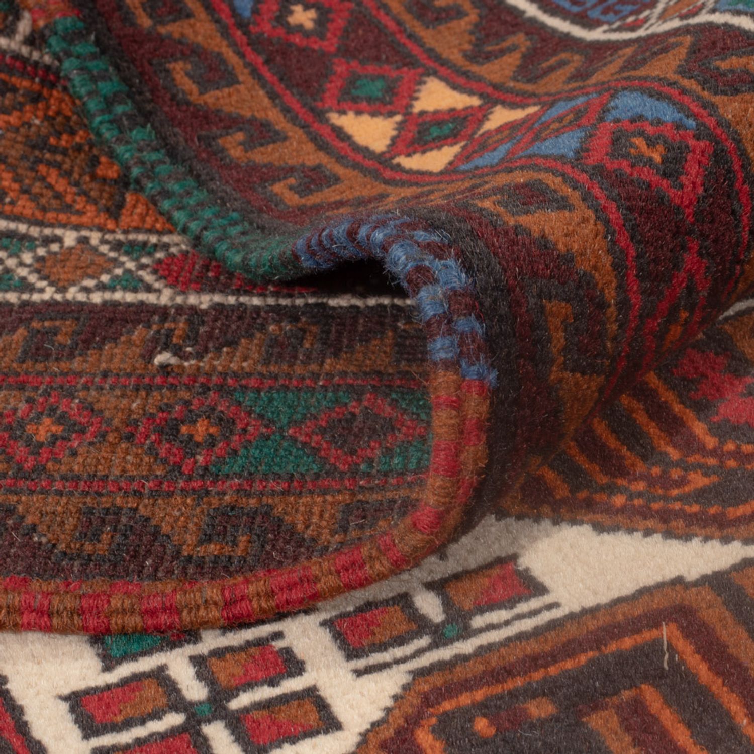 Balúčský koberec - 140 x 90 cm - krémová