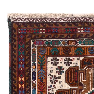 Balúčský koberec - 140 x 90 cm - krémová