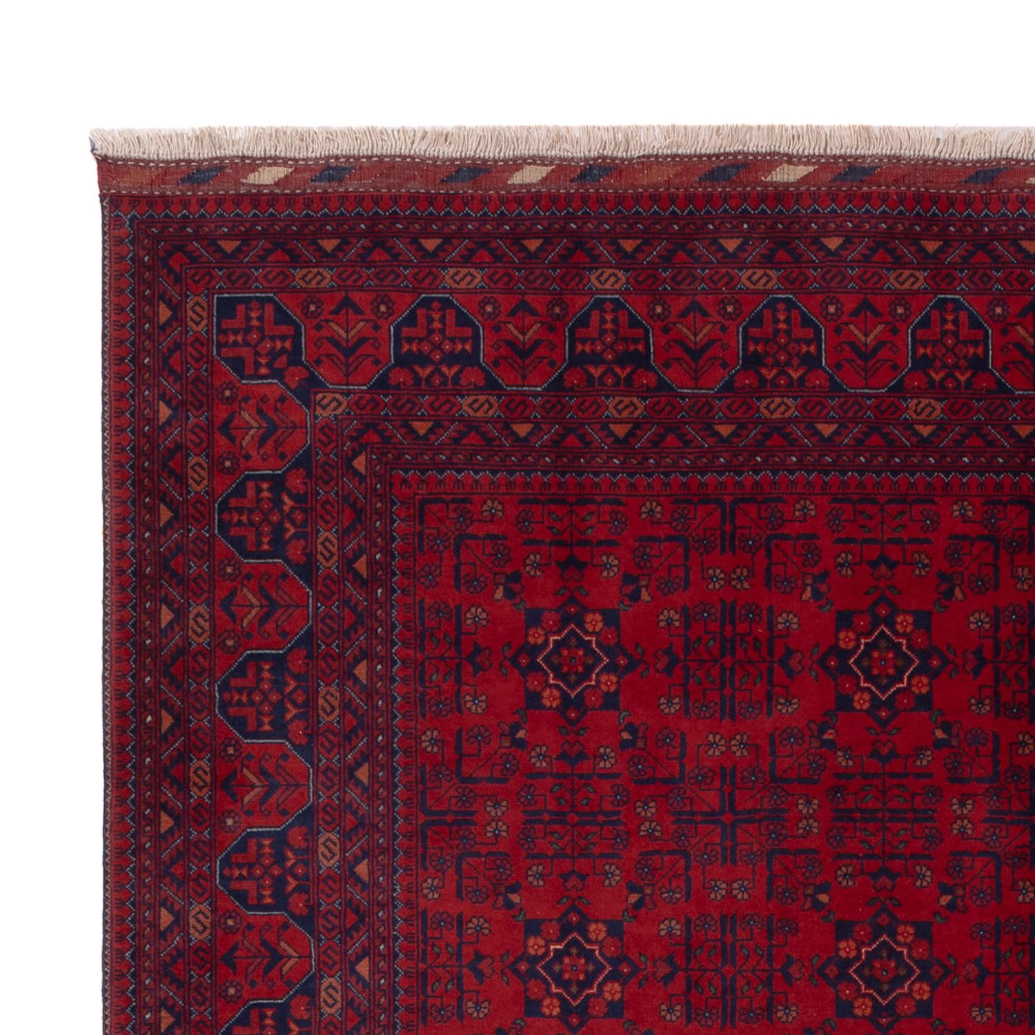 Afghan Rug - Royal - 242 x 172 cm - red