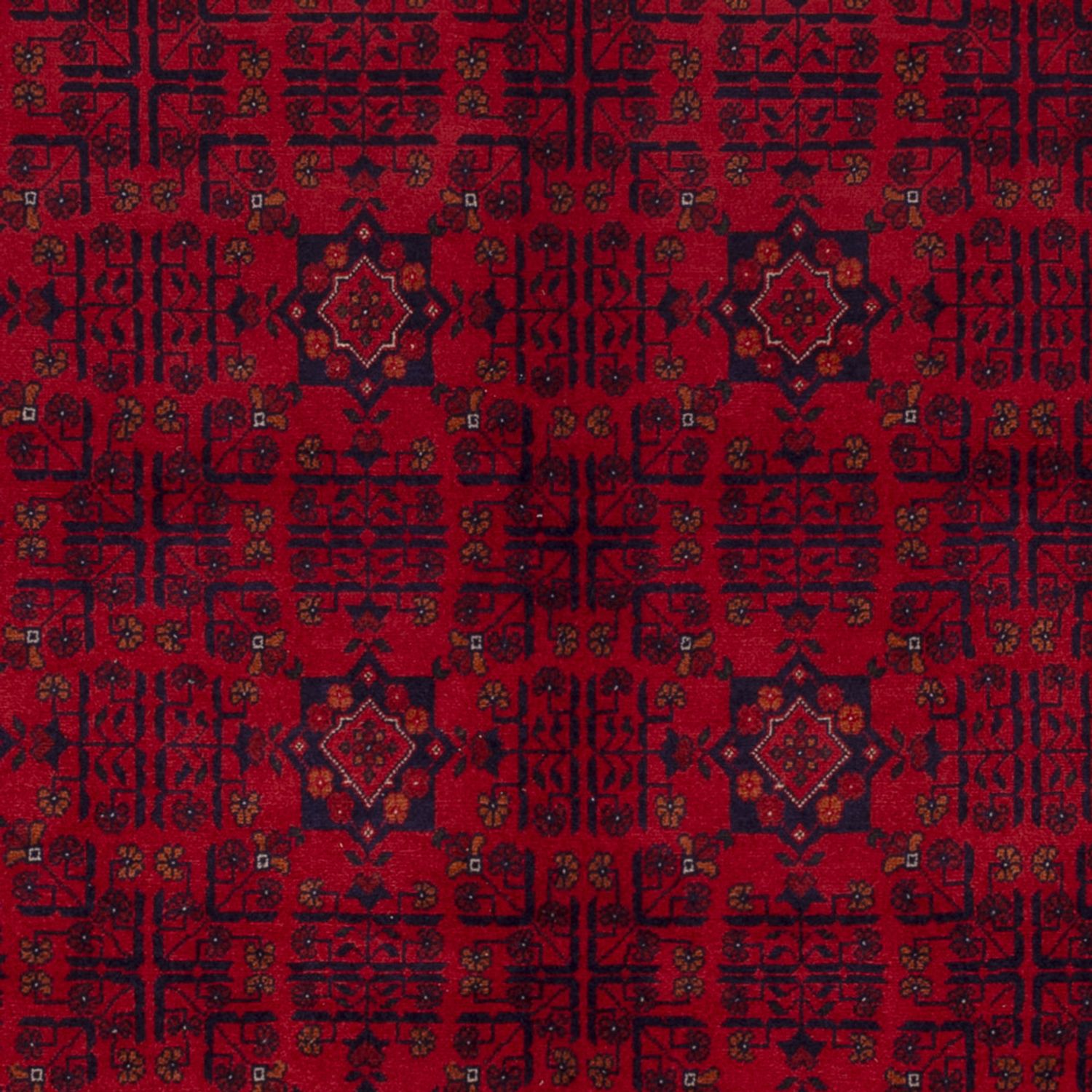 Afghansk matta - Kungliga - 241 x 170 cm - röd