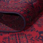 Afghansk matta - Kungliga - 242 x 173 cm - röd