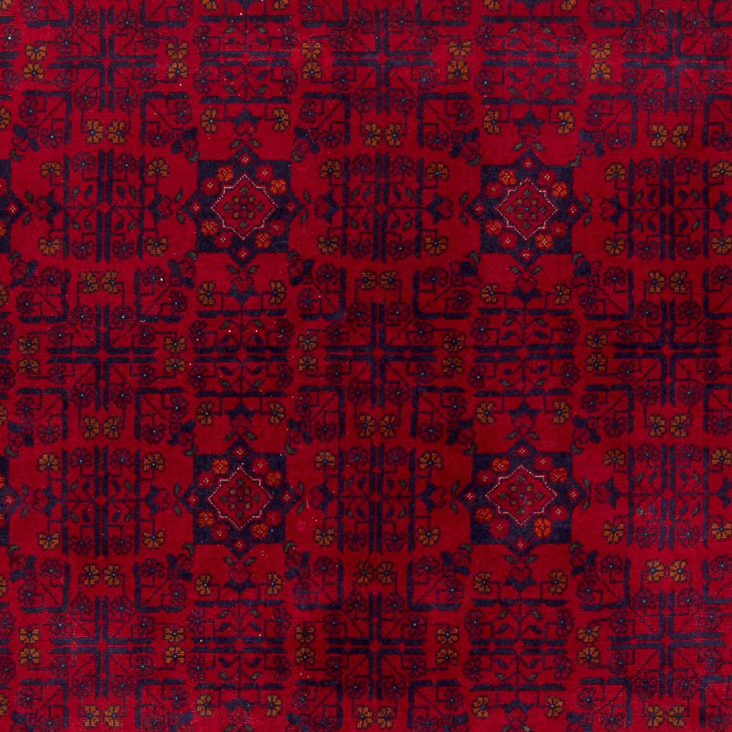 Afghansk matta - Kungliga - 233 x 172 cm - röd