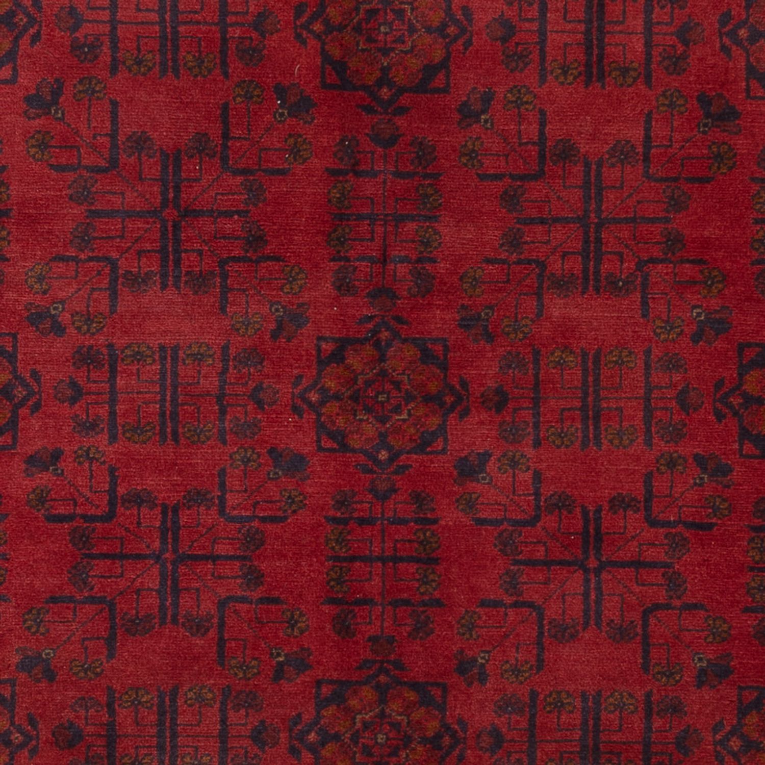 Afghánský koberec - Kunduz - 225 x 178 cm - červená