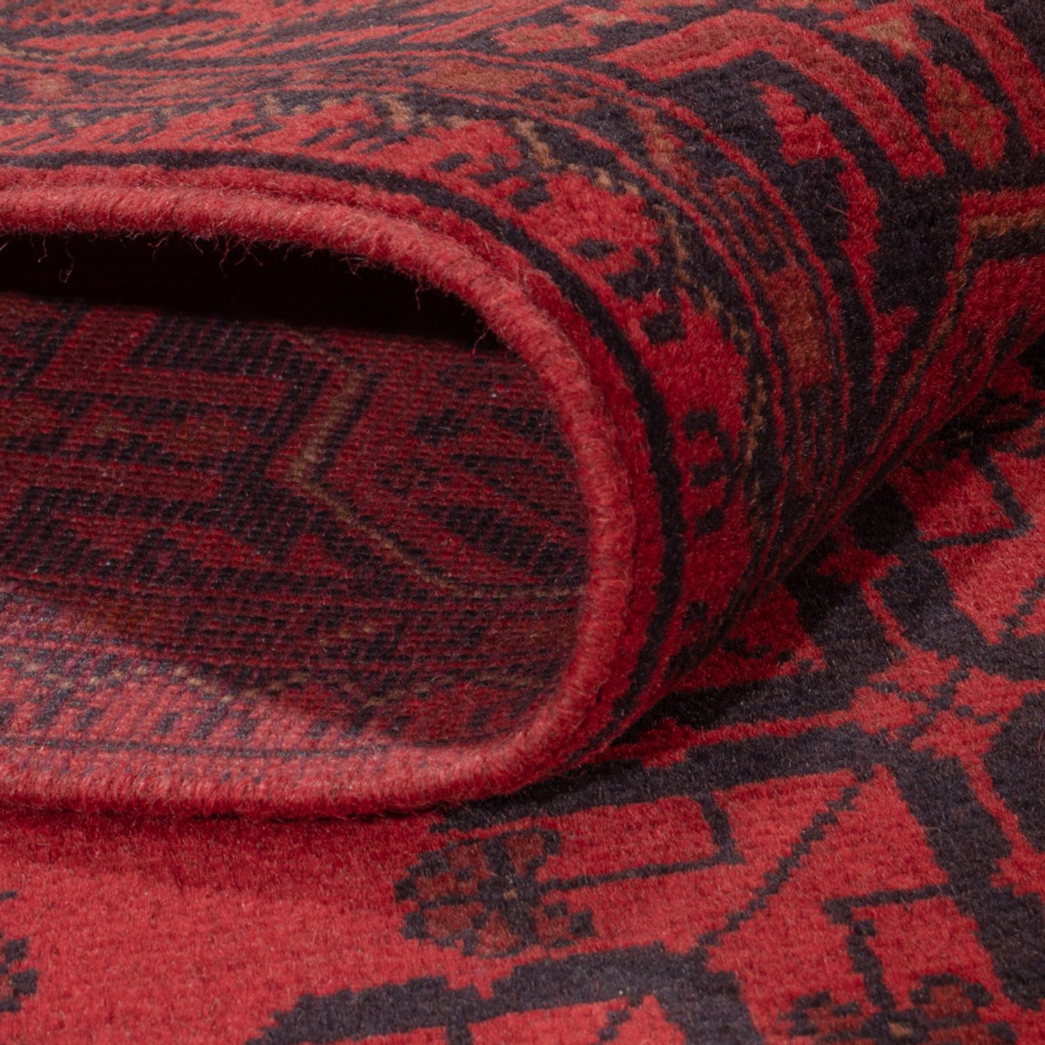 Afghánský koberec - Kunduz - 240 x 175 cm - červená