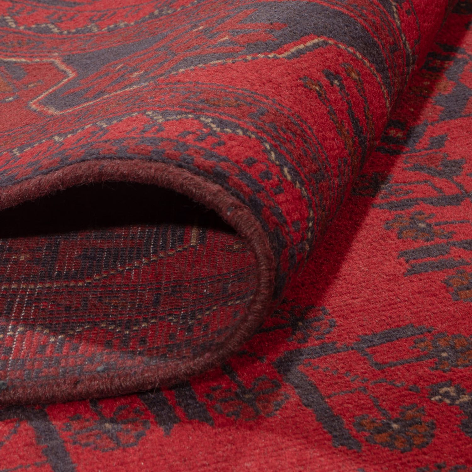 Afghánský koberec - Kunduz - 233 x 171 cm - červená