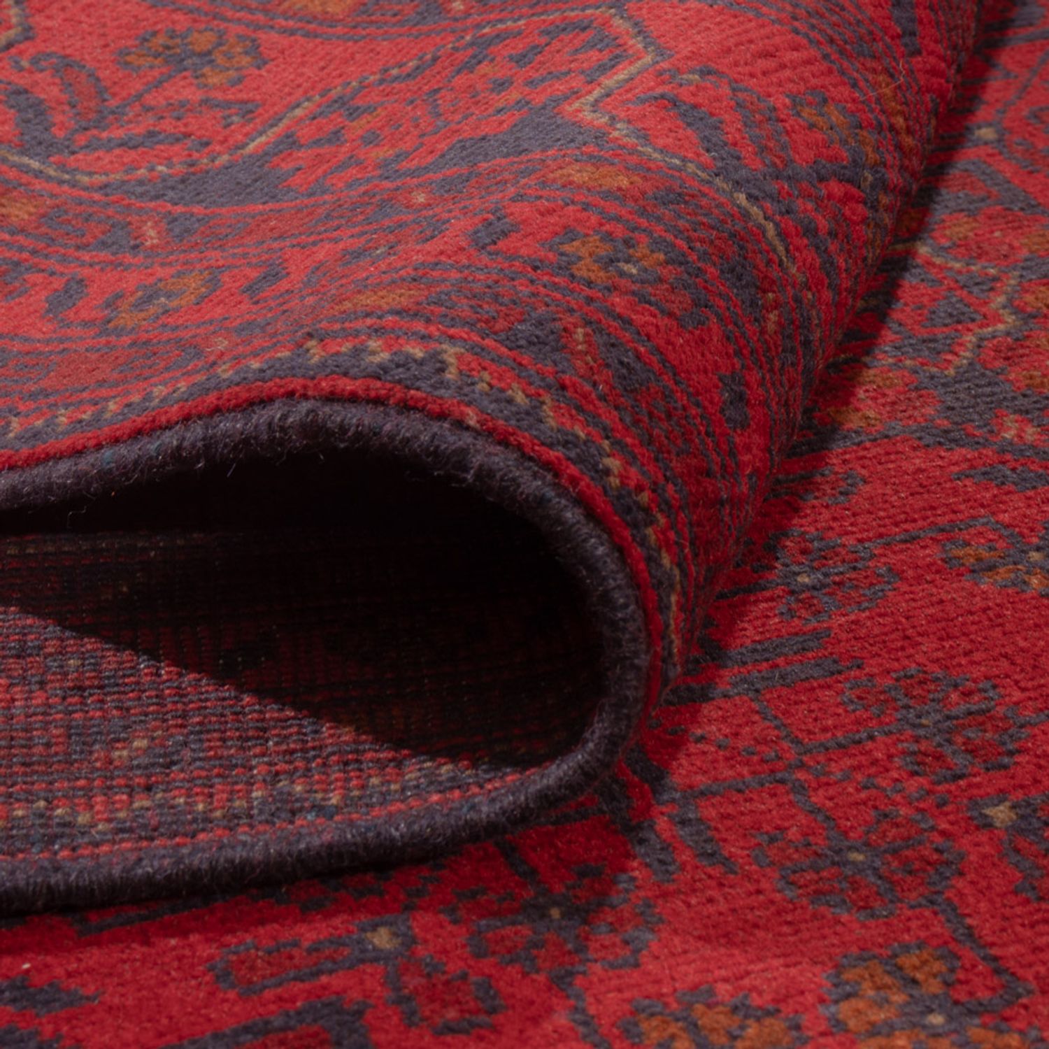 Afghánský koberec - Kunduz - 231 x 176 cm - červená