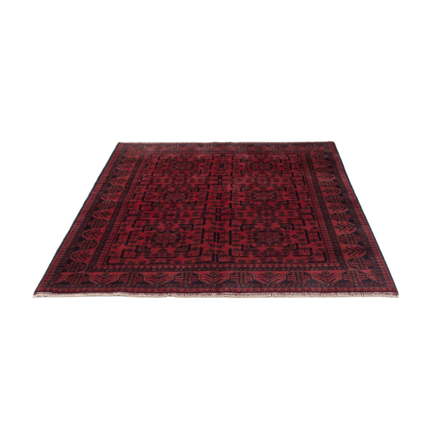 Afghan Rug - Kunduz - 197 x 146 cm - red