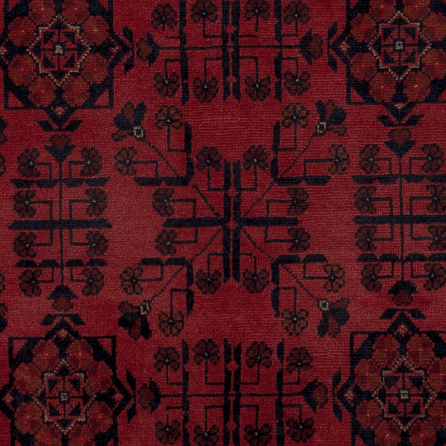 Afghan Rug - Kunduz - 205 x 147 cm - red
