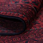 Afghansk matta - Kunduz - Kungliga - 189 x 154 cm - röd