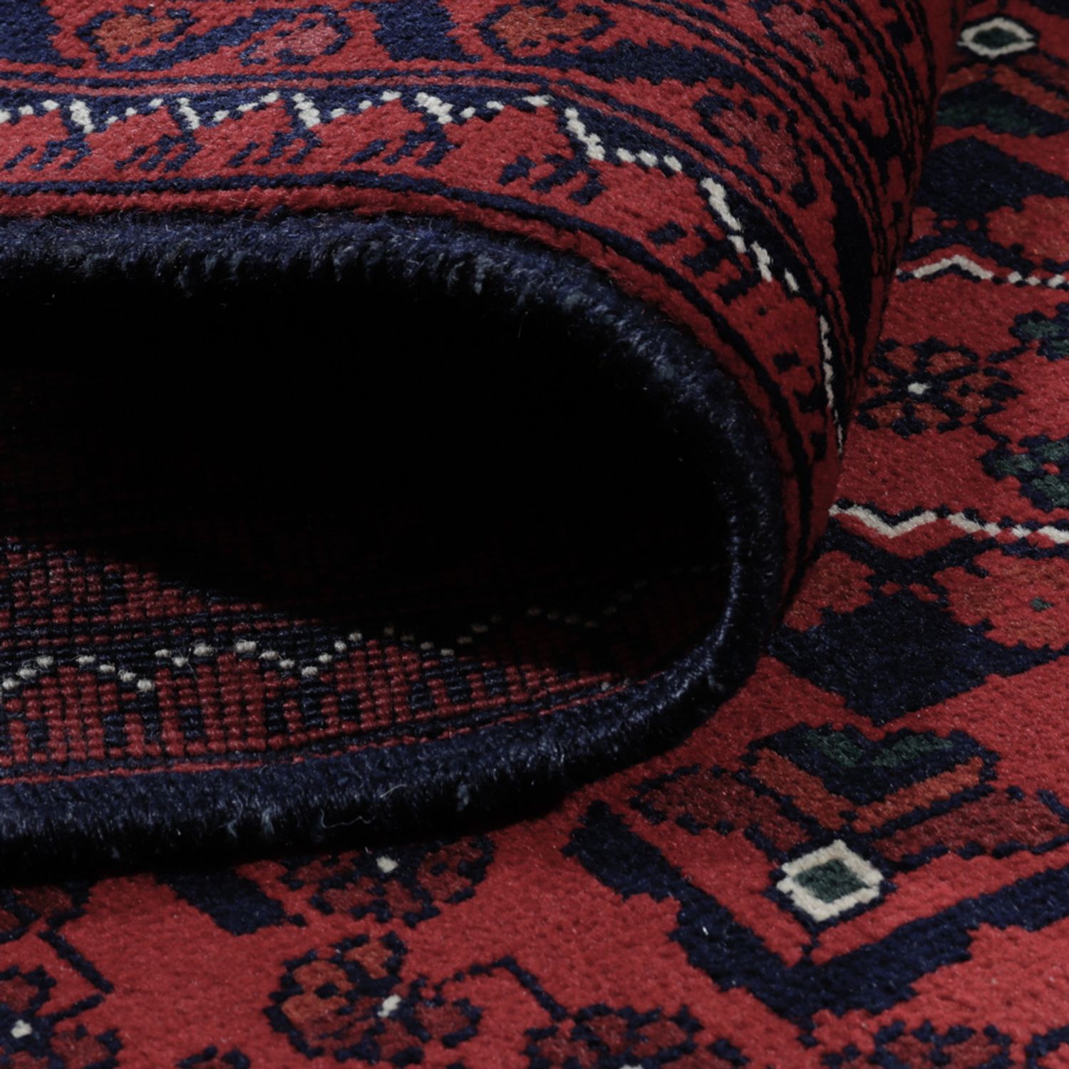 Afghan Rug - Kunduz - Royal - 199 x 150 cm - red