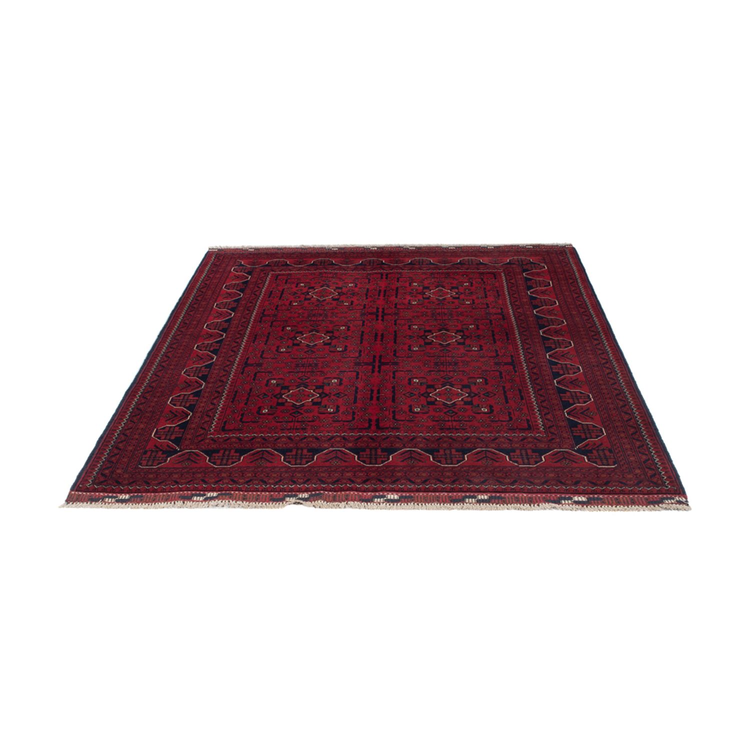 Afghan Rug - Kunduz - Royal - 199 x 150 cm - red