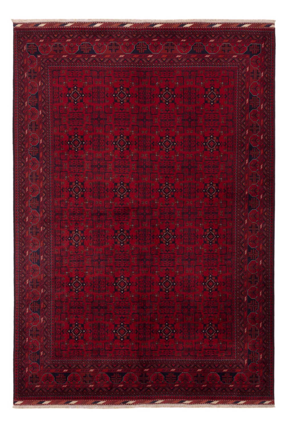 Dywan afgański - Royal - 257 x 176 cm - czerwony