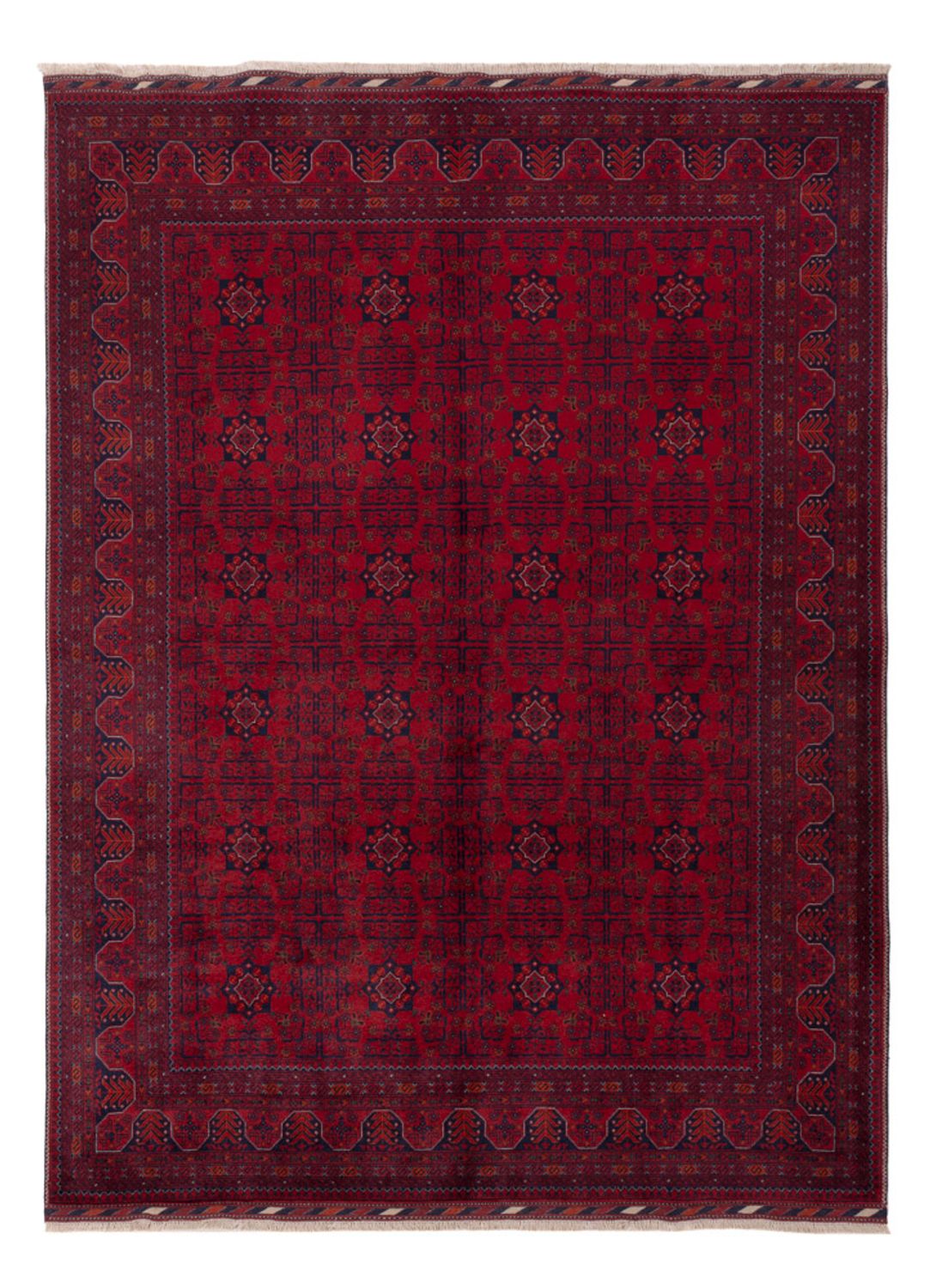 Afghansk matta - Kungliga - 240 x 171 cm - röd