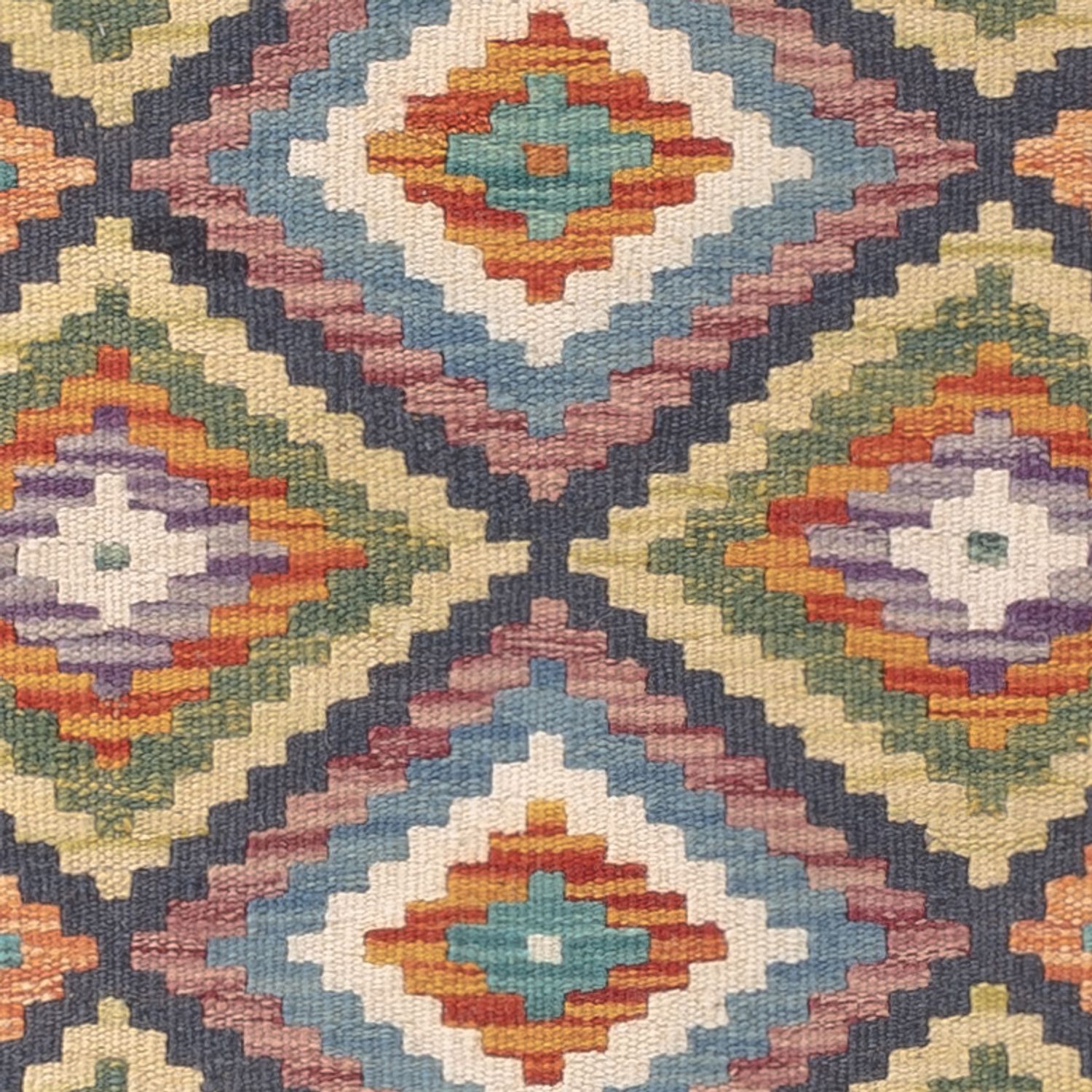 Kelim Rug - Splash - 121 x 78 cm - multicolored