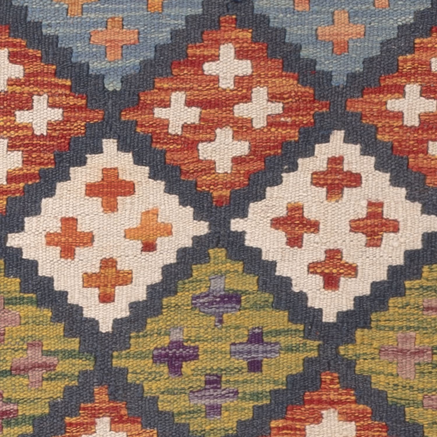 Kelim Rug - Splash - 114 x 82 cm - multicolored