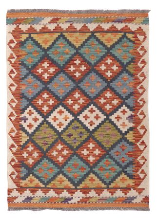 Kelim Rug - Splash - 114 x 82 cm - multicolored