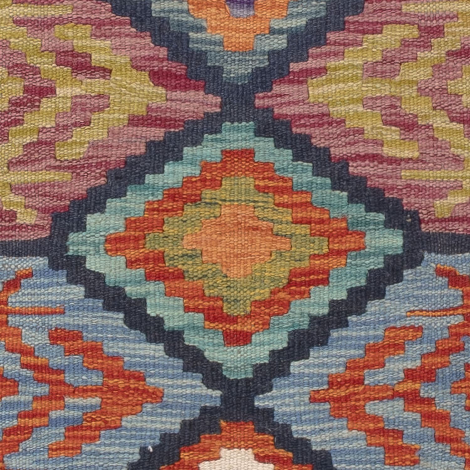 Kelim Rug - Splash - 118 x 83 cm - multicolored