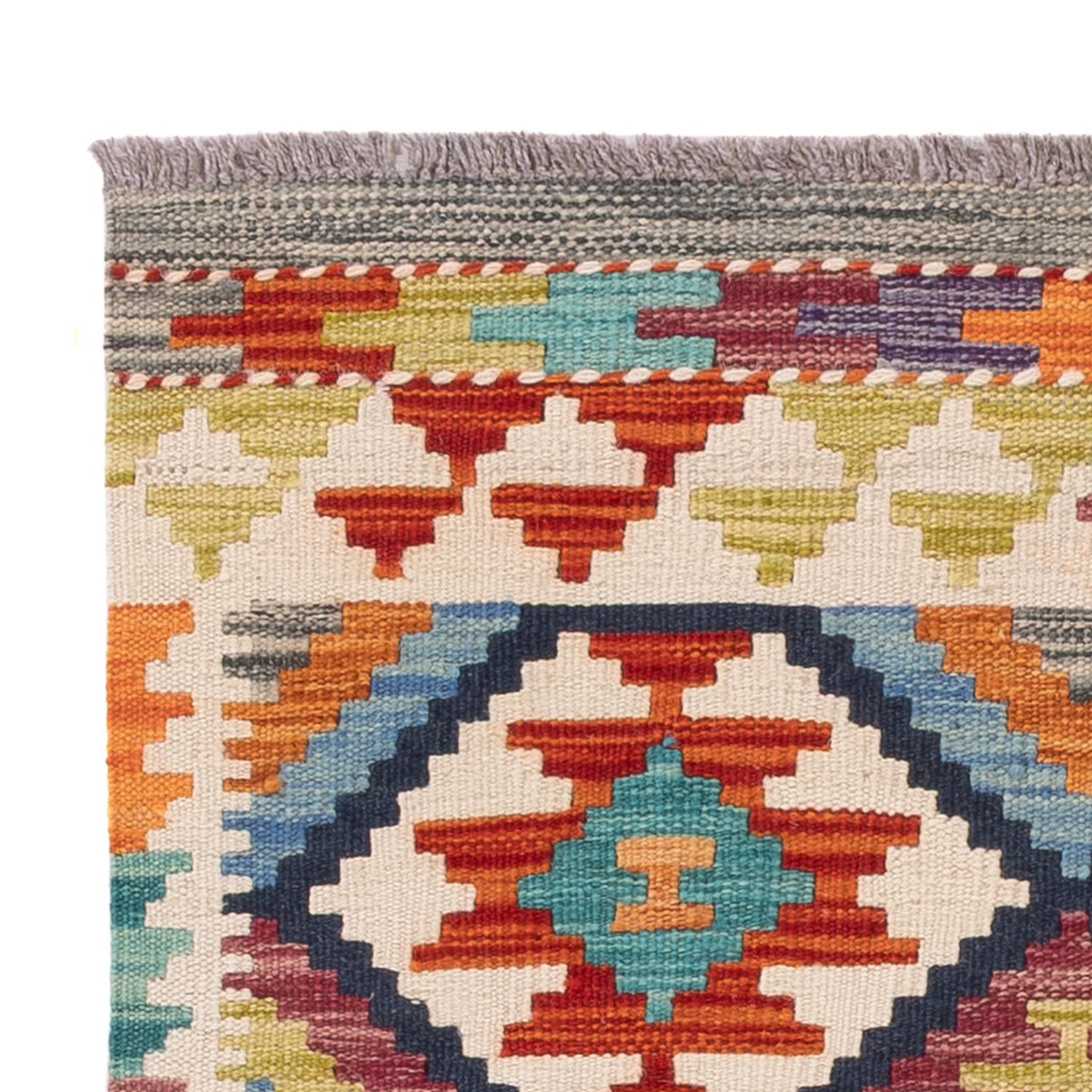 Kelim Rug - Splash - 124 x 79 cm - multicolored