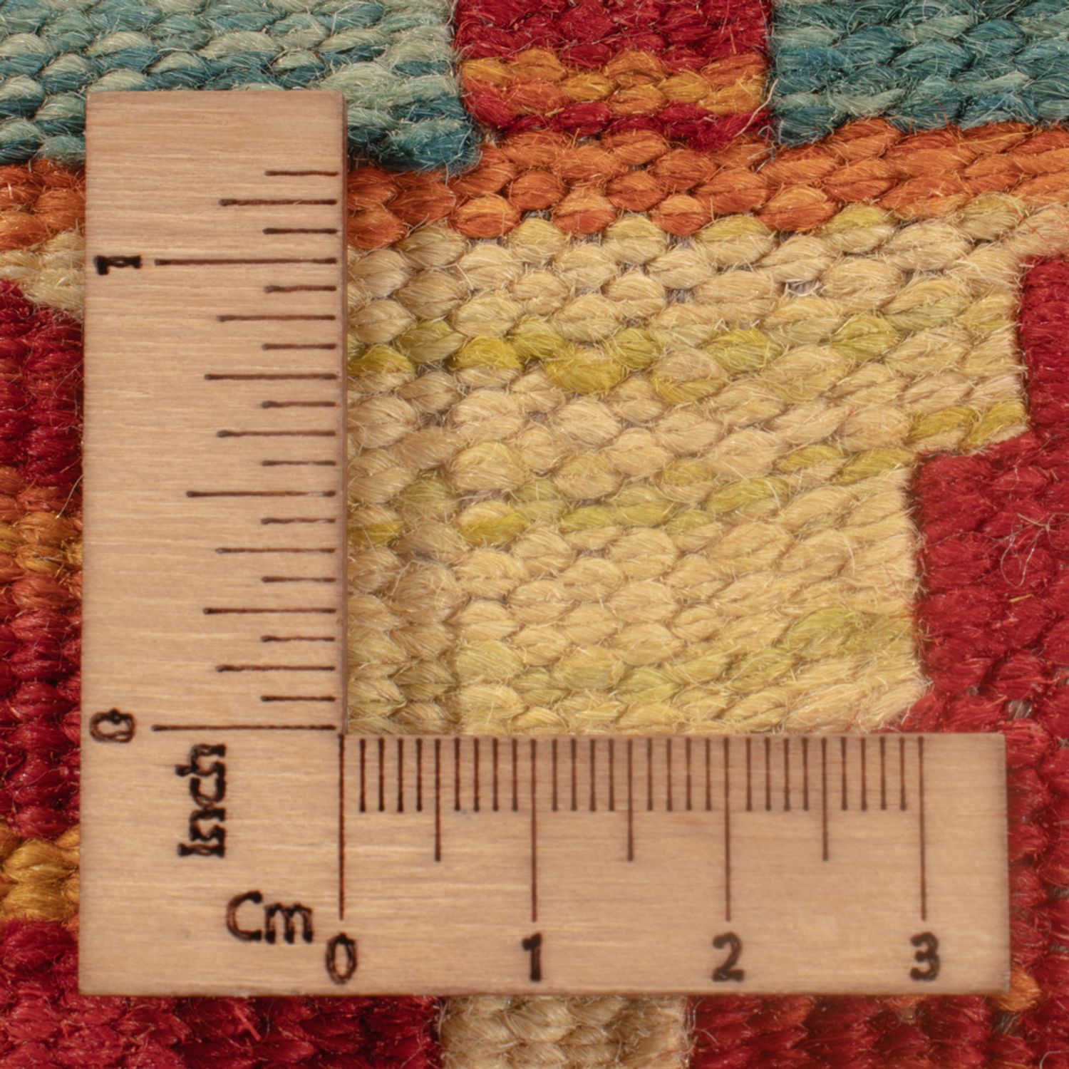 Kelim Rug - Splash - 108 x 84 cm - multicolored