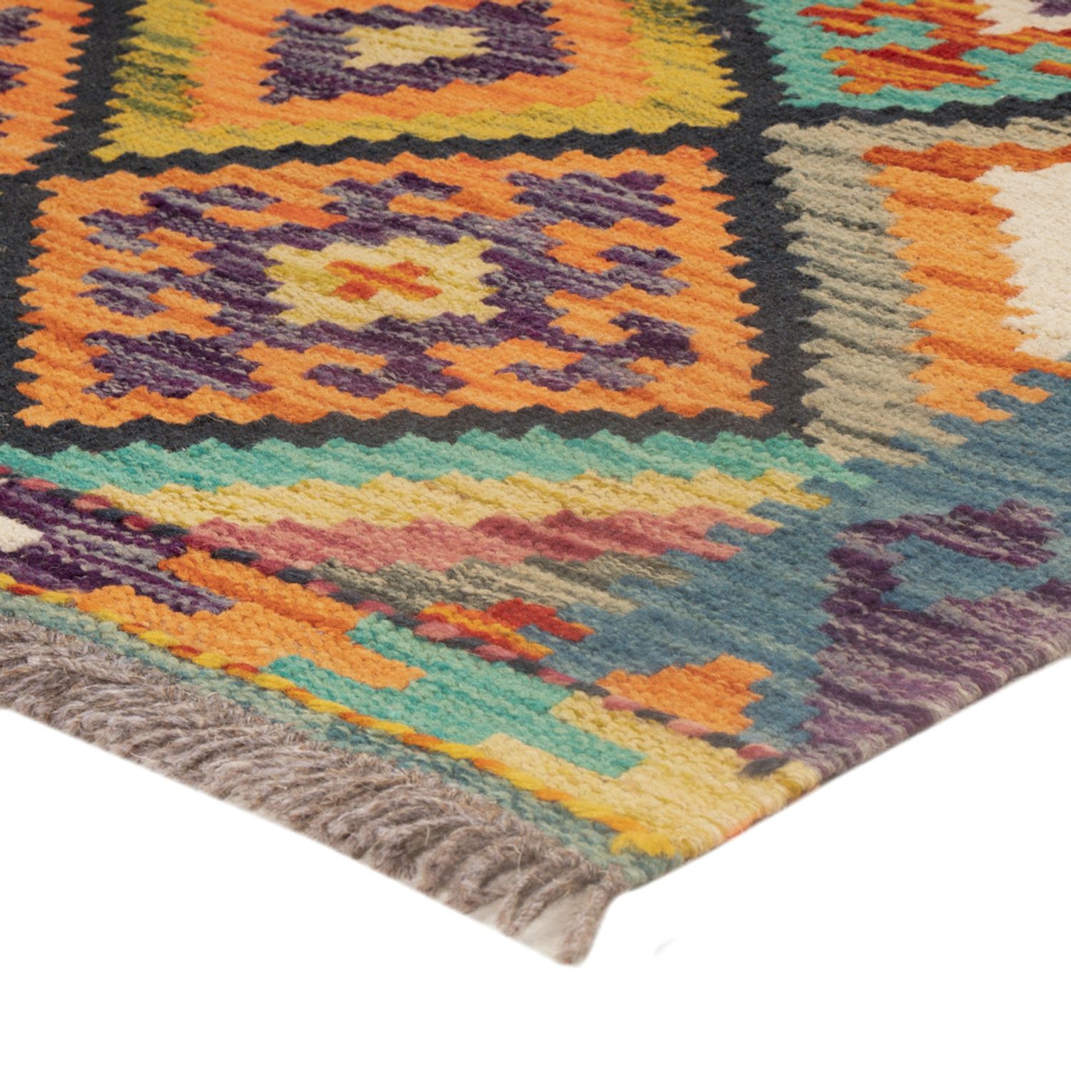 Kelim Rug - Splash - 120 x 82 cm - multicolored