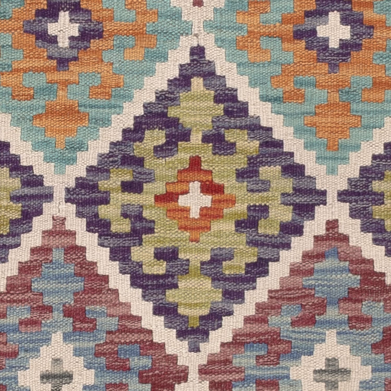 Kelim Carpet - Splash - 122 x 81 cm - flerfärgad