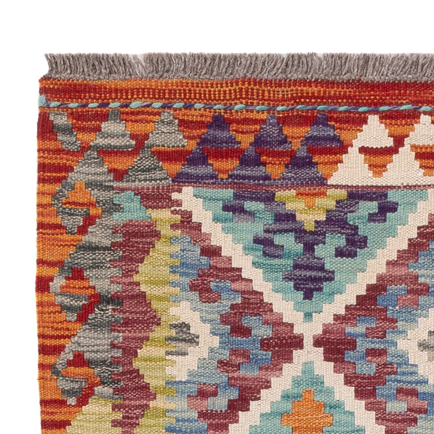 Kelim Carpet - Splash - 122 x 81 cm - flerfärgad