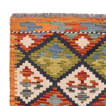 Tapete Kelim - Splash - 123 x 86 cm - multicolorido