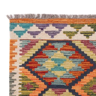 Kelim Rug - Splash - 130 x 83 cm - multicolored