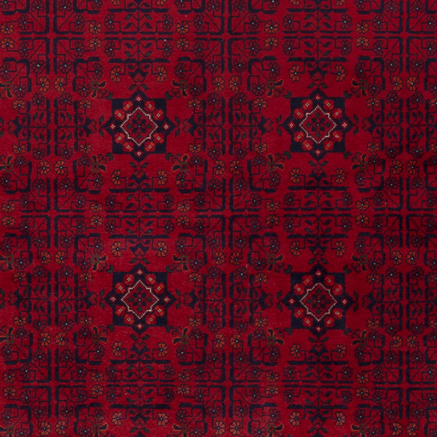 Afghansk matta - Kungliga - 234 x 171 cm - röd
