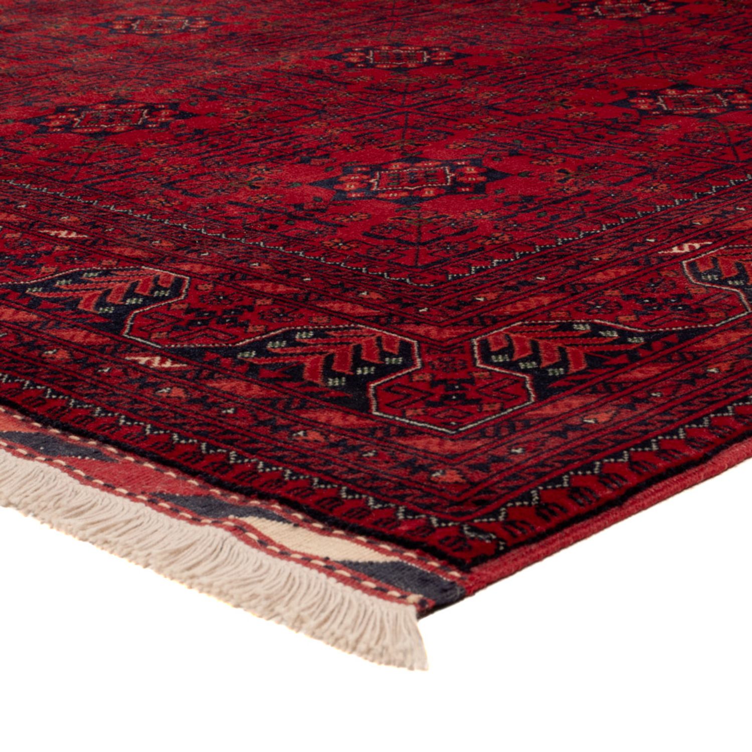 Afghansk matta - Kungliga - 234 x 171 cm - röd