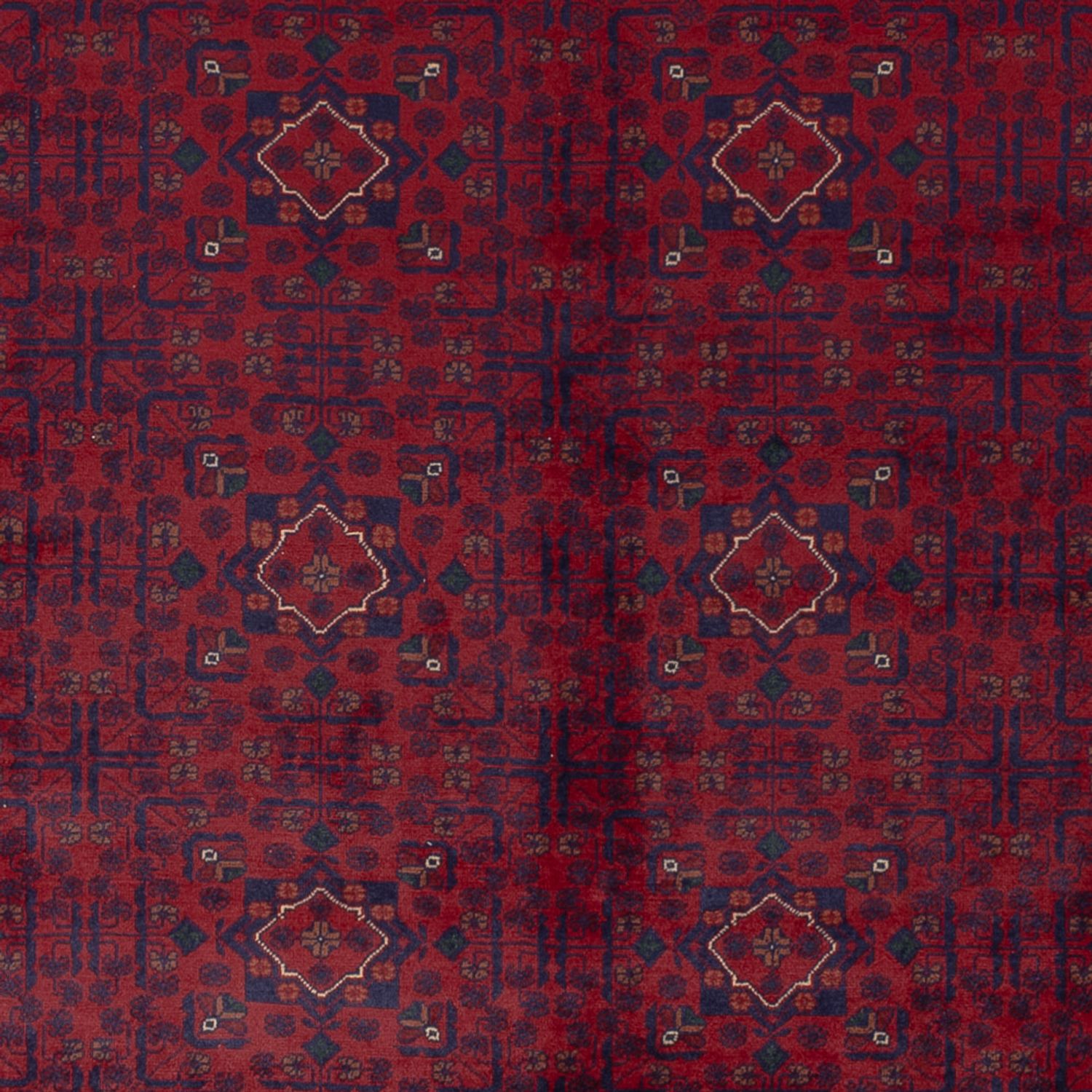 Afghaans tapijt - Kunduz - Koninklijke - 341 x 250 cm - rood