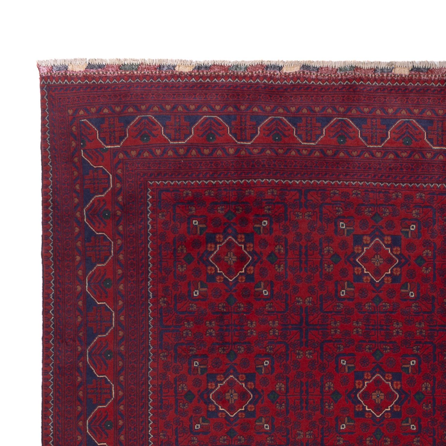 Afghaans tapijt - Kunduz - Koninklijke - 341 x 250 cm - rood