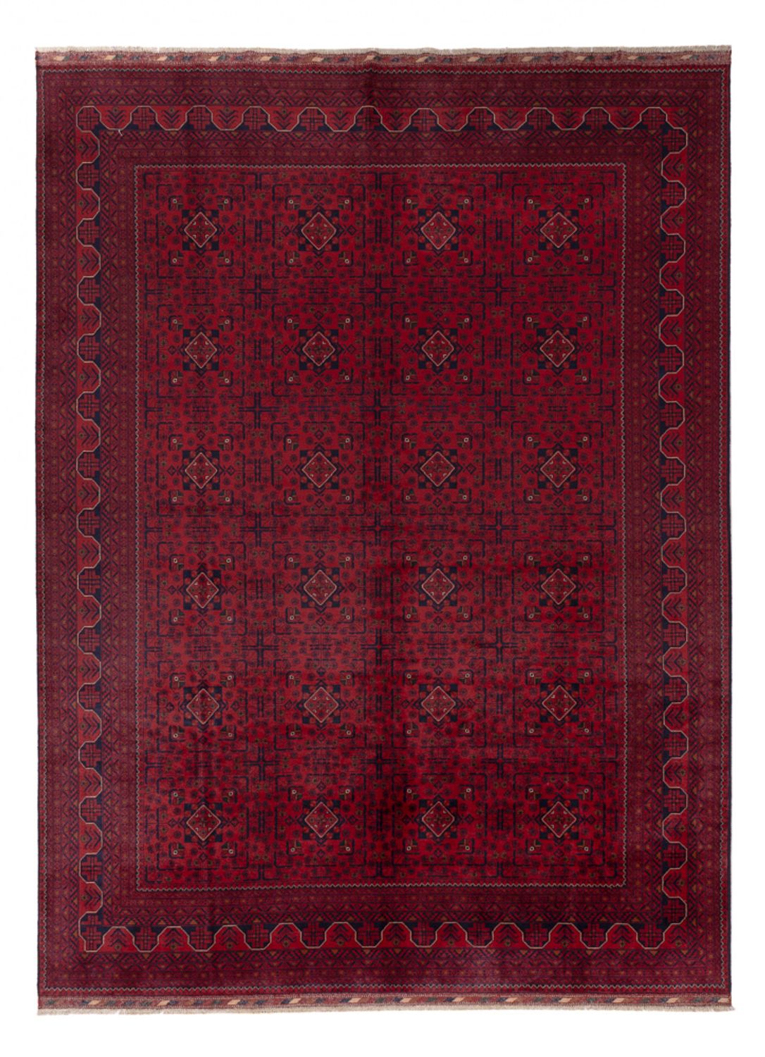 Afghaans tapijt - Kunduz - Koninklijke - 342 x 248 cm - rood