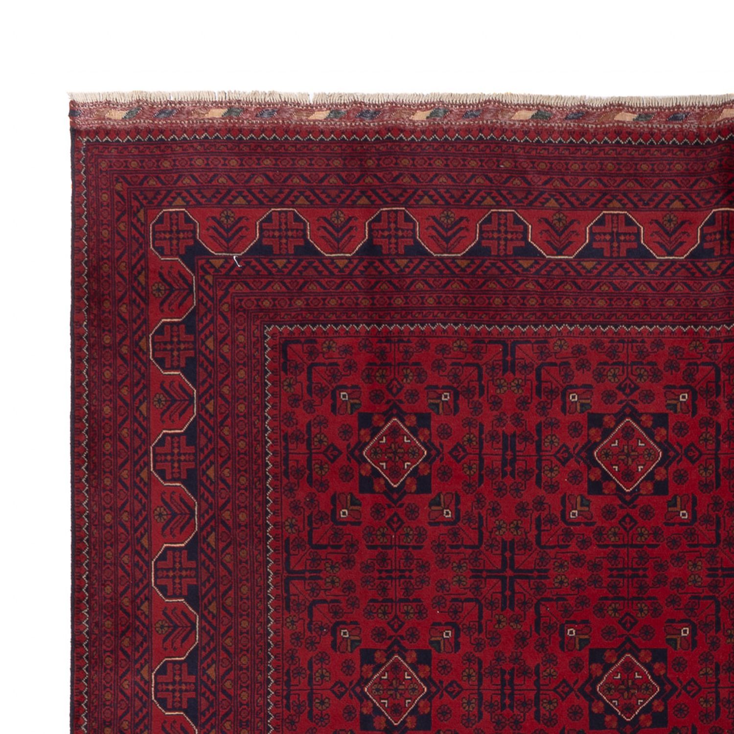 Afghaans tapijt - Kunduz - Koninklijke - 342 x 248 cm - rood